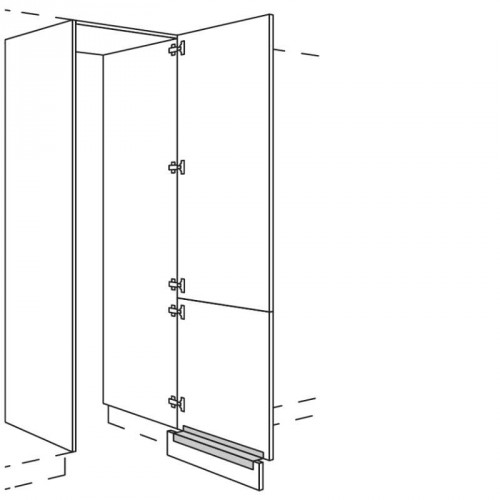 Hochschrank Durchgangstür