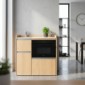 modulLINE ML 110 KOA Minik&uuml;che aus Holz mit Mikrowellenofen [2/25]