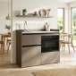 modulLINE ML 120 KO Minik&uuml;che aus Holz mit Mikrowelle [3/25]
