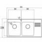 Doppelbecken mit kleiner Abtropffläche [5/8]