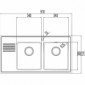 Doppelbecken mit kleiner Abtropffläche [6/8]