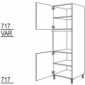 Hochschrank für Geräte-Umbauten, Backofen [2/9]