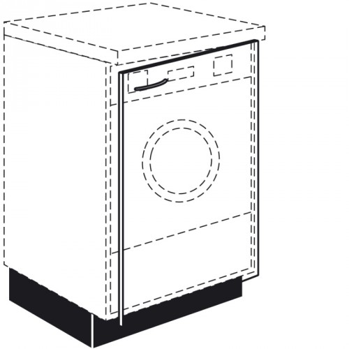 Möbeltür für Waschvollautomat