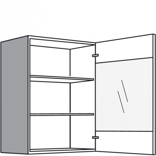 Hängeschrank mit Glastür