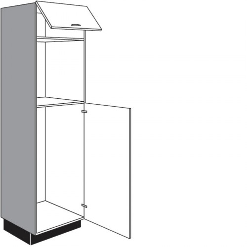 Seitenschrank für Einbaugeräte mit 1 Geräte-Drehtür
