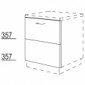 Verstiftete Türfront in geteilter Optik [2/12]