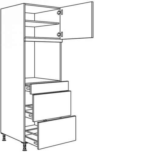 Hochschrank für Geräte-Umbauten, Backofen 590 mm Nische