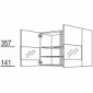 Wandschrank mit Segmentglastür [2/13]