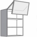 Oberschrank K&uuml;che K&Uuml;75425