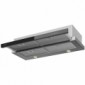 Schublüfter Einbauhaube mit schwarzer Glasblende ausziehbar 90 cm [2/5]