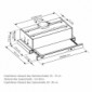 Schublüfter mit schwarzer Glasblende ausziehbar [5/5]