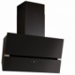 Schr&auml;ghaube Glas schwarz mit Edelstahl 2x1 Watt LED 3000 K [6/10]