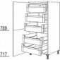 Highboard mit 1 verlaschte Tür [2/9]