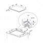 Induktionskochfeld 60cm rahmenlos 1 Bridge-Zone [4/4]