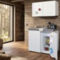 Singlek&uuml;che 100 cm mit H&auml;ngeschrank und K&uuml;hlschrank [5/12]