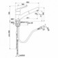 Einhebelmischer Ceraflex 2 mit schwenk-/herausziehbarem Auslauf Niederdruck [3/3]