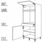 Hochschrank Umbauten für 30 Zoll breite Backöfen [2/9]