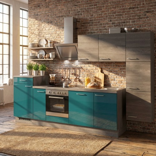 Pino K&uuml;chenzeile 260 cm ohne Ger&auml;te