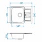 Einbauspüle Line 60 Edelstahl Glatt oder Leinenstruktur [3/4]