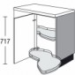Eck-Unterschrank mit Selbsteinzug und Dämpfung [2/16]