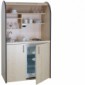 pro-art colorLINE Schrankküche mit Rollladen Jalousie in Buche, Ahorn, Nußbaum/Weiß inkl. Kühlschrank [3/14]
