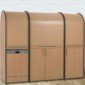pro-art colorLINE Schrankküche mit Rollladen Jalousie in Buche, Ahorn, Nußbaum/Weiß inkl. Kühlschrank [7/14]