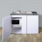 Miniküche 120 cm breit Metall mit Mikrowelle [4/13]
