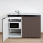Miniküche 120 cm breit Metall mit Mikrowelle [5/14]
