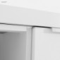 Büroküche 188 cm mit Falt-Lift-Oberschränken & Mikrowelle [8/12]