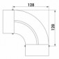 SF-RBV 150 Rohrbogen vertikal 90° [2/3]