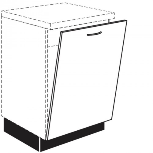 Frontplatte für vollintegrierte Unterbau Geschirrspülmaschinen