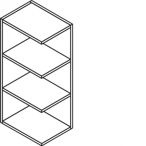 Abschlussregal 250 mm Breite