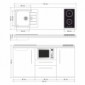 Miniküche Büroküche 170 cm breit mit Mikrowelle [17/19]