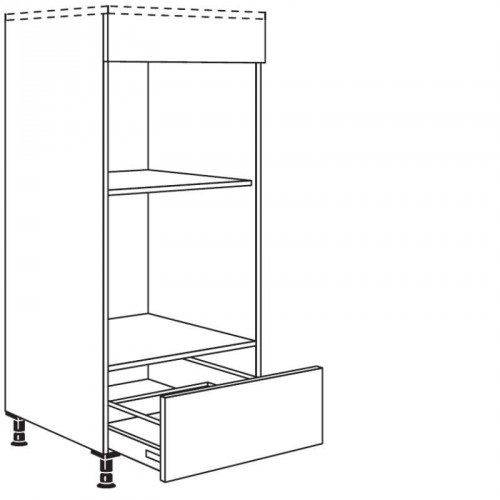 Highboard für Geräte-Umbauten für Dampfgarer und Backofen