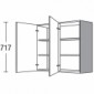 Oberschrank mit 2 Drehtüren [2/15]