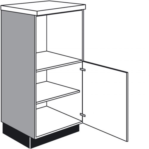 Highboard für Elektrogeräte mit 1 Drehtür und einer Nischenhöhe von 450 mm