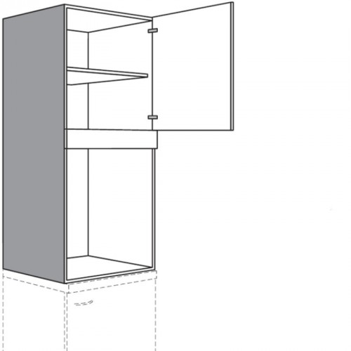 Aufsatzschrank mit 1 Drehtür für Einbaubackofen/Herd