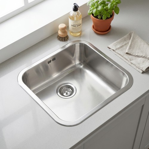 Edelstahlbecken f&uuml;r die K&uuml;che IB 40x40