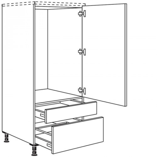 Highboard Geräte-Umbau für Kühlautomaten