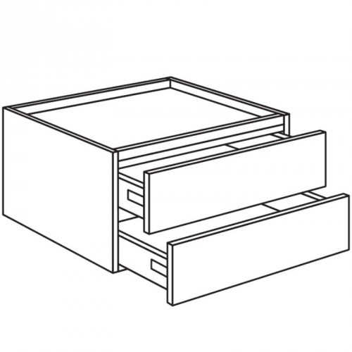 Schubladenschrank mit 2 Schubkästen