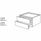 Schubladenschrank mit 2 Schubkästen [2/14]