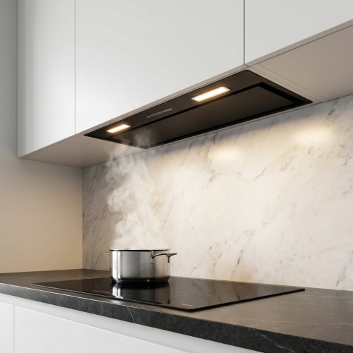 Einbaul&uuml;fter L&uuml;fterbaustein matt schwarz 52,5 x 26,5 oder 75,5 x 26,5&nbsp; cm