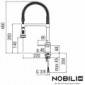 Nobili Plus Einhand-Spültischmischer mit Auszugsbrause [2/4]