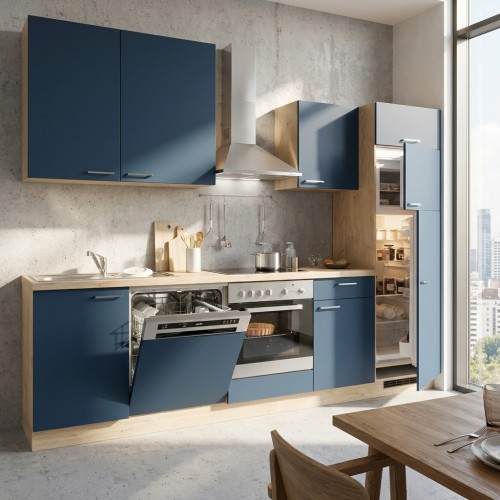 K&uuml;chenzeile Leerblock 280 cm Stellmass ohne Elektroger&auml;te