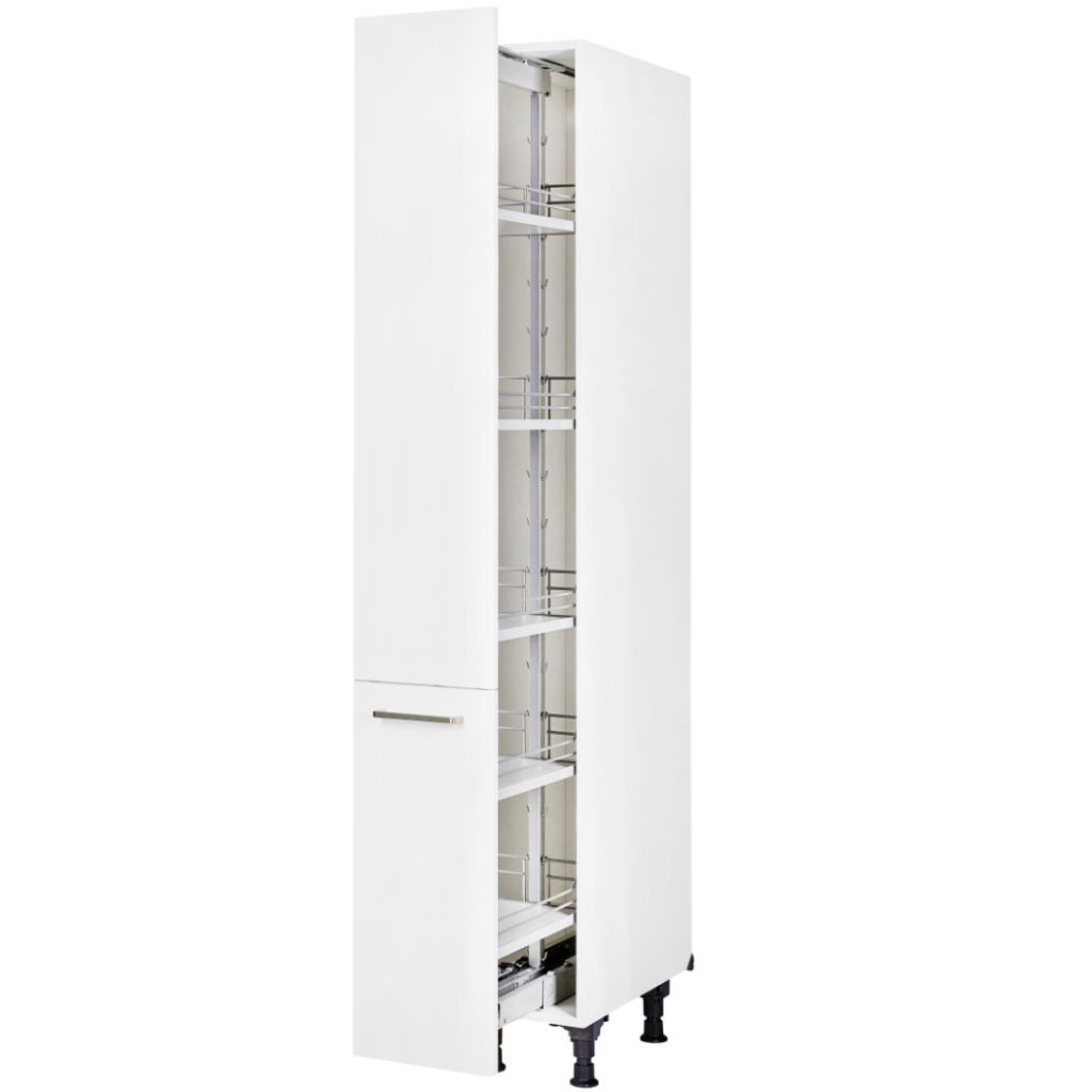Apothekerschrank 30 Cm Breit 200cm Hoch Apothekerschrank Hochschrank HDA30-01 mit 1 Auszug