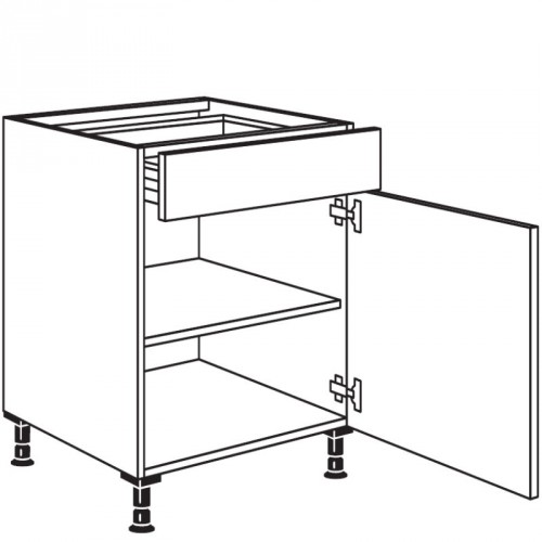 Kochstellenschrank mit 1 Tür
