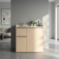 modulLINE ML 100 KA Minik&uuml;che aus Holz mit K&uuml;hlschrank [4/25]