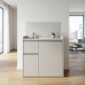 modulLINE ML 100 KA Minik&uuml;che aus Holz mit K&uuml;hlschrank [7/25]