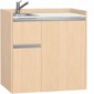 modulLINE ML 100 KA Minik&uuml;che aus Holz mit K&uuml;hlschrank [15/25]