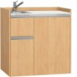 modulLINE ML 100 KA Minik&uuml;che aus Holz mit K&uuml;hlschrank [16/25]